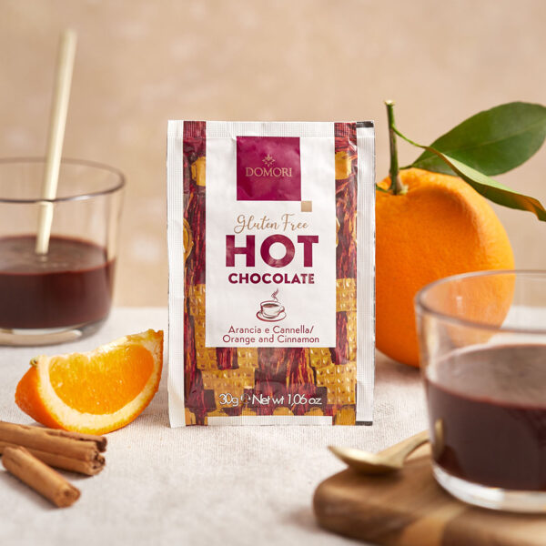 Hot chocolate powder with orange and cinnamon - 30g each